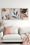 Wallity Pintura Decorativa en MDF con Marco (3 Piezas) 50 x 70 cm Multicolor